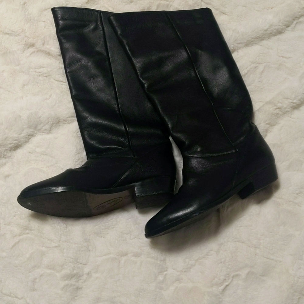 Genuine leather kids boots